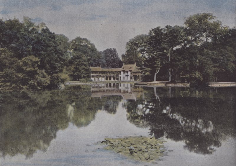 The Petit Trianon, View of the Hamlet and the Lake by (after) French Photographer