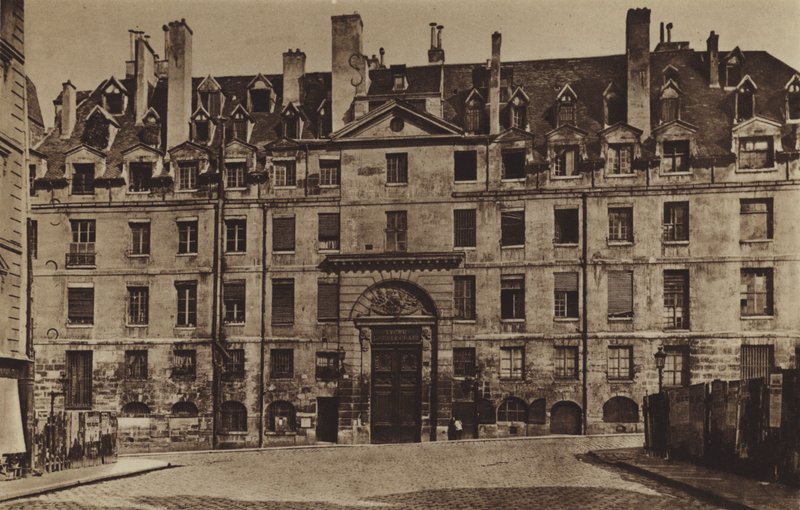 Main Entrance of Lycee Louis-le-Grand in 1887 by (after) French Photographer