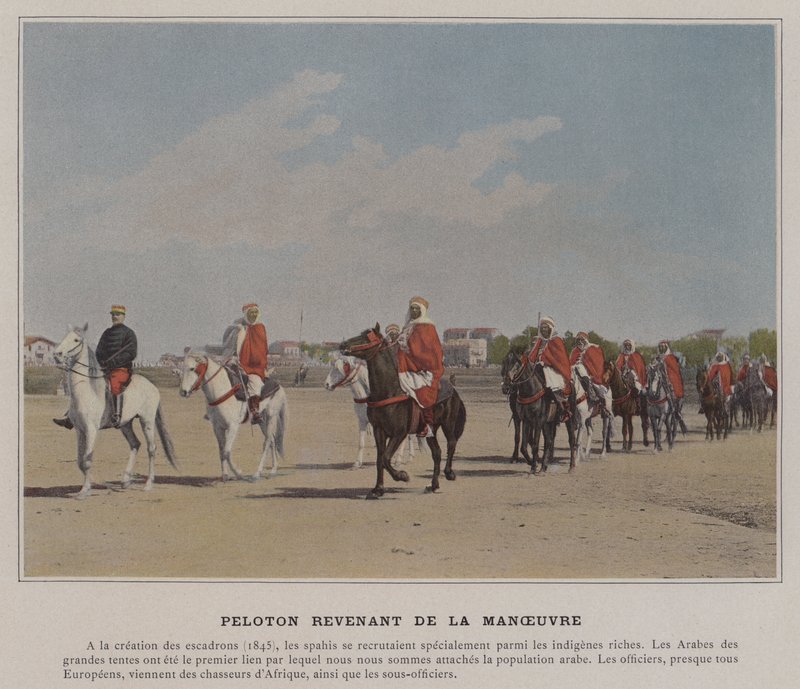 Platoon Returning from Maneuver by (after) French Photographer