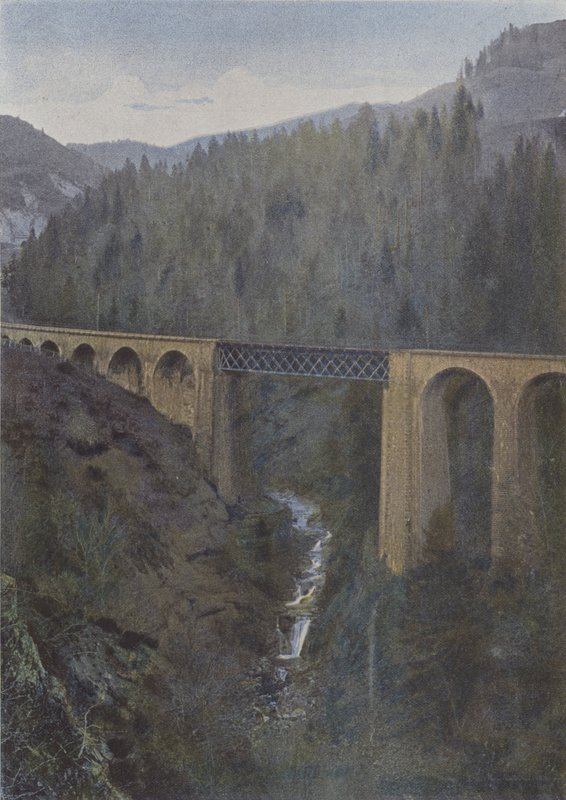 Railway Bridge at Liorant by (after) French Photographer