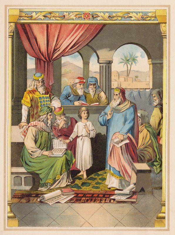 Jesus with the Elders in the Temple by (after) German School