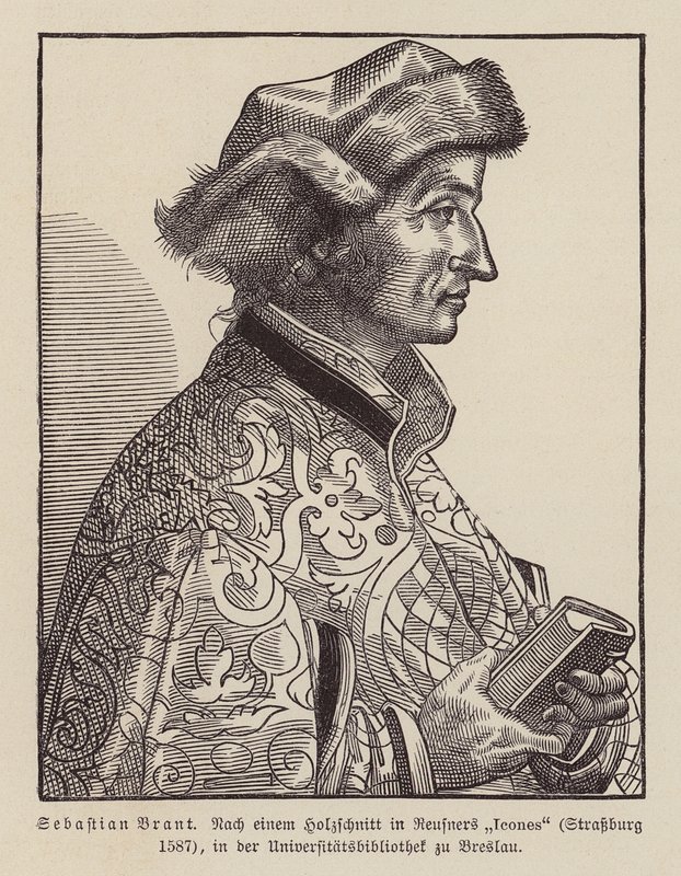 Sebastian Brant, German Renaissance Humanist and Satirist by (after) German School