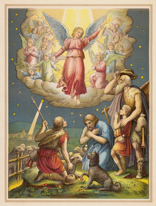 The Shepherds receive tidings of Good News by (after) German School