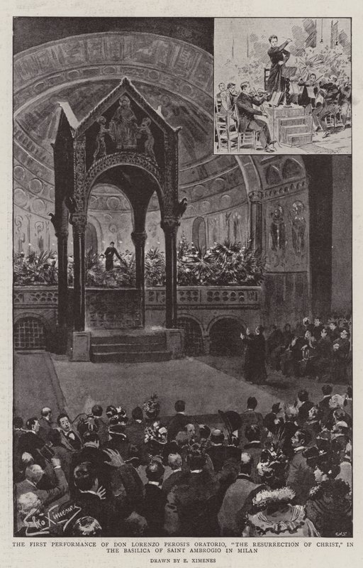 The First Performance of Don Lorenzo Perosi