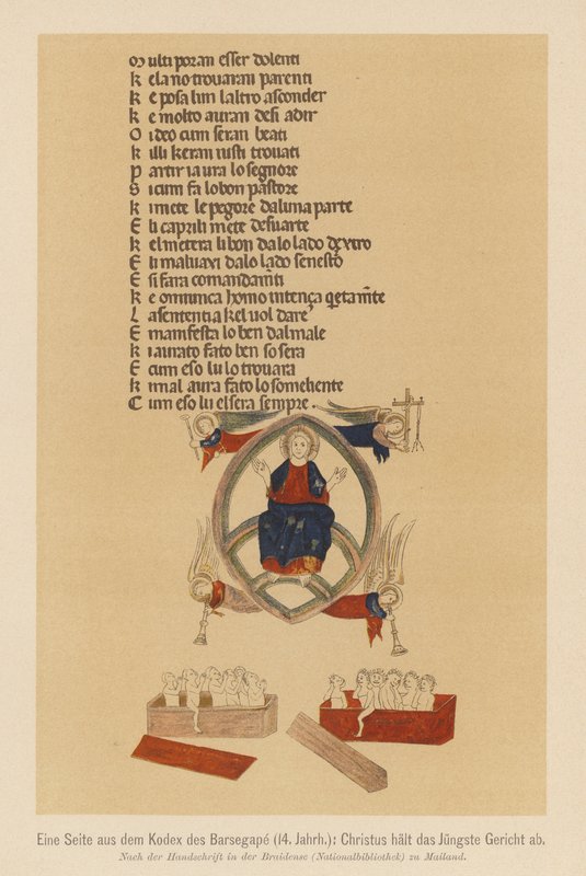 The Last Judgment of Jesus Christ by (after) Italian School