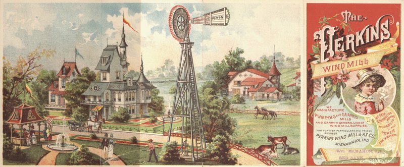 Advertisement for Perkins Windmills by American School