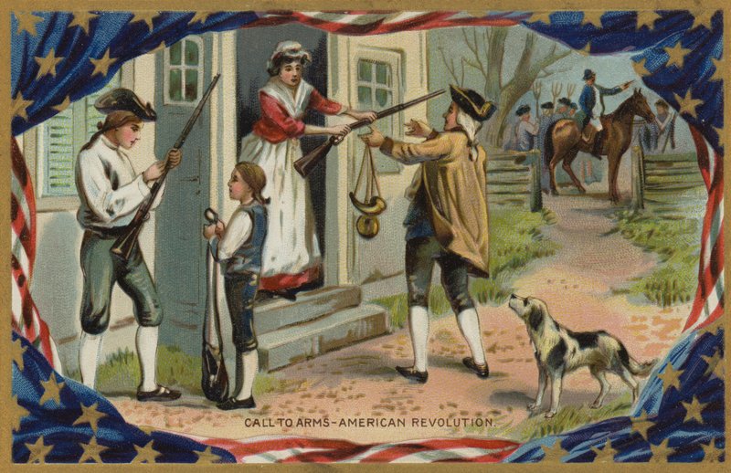 Call To Arms, American Revolution by American School