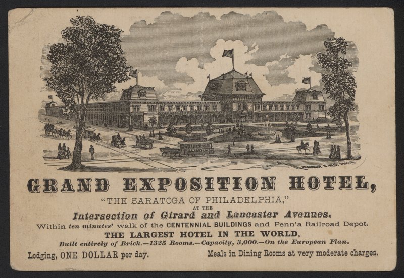 Grand Exposition Hotel, Philadelphia by American School
