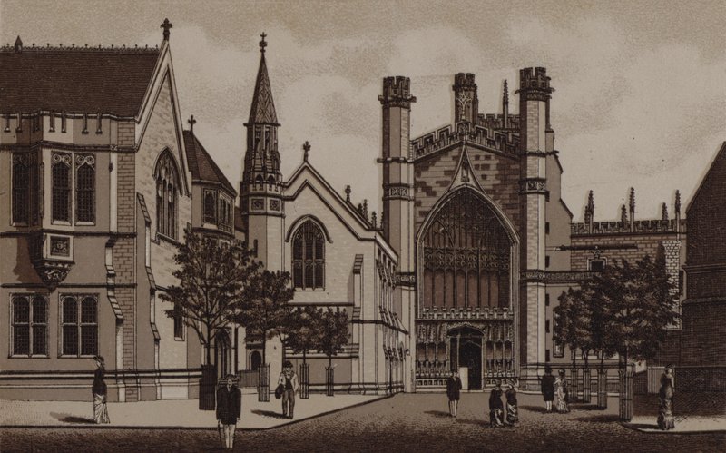 Chester Cathedral, West Front by English School