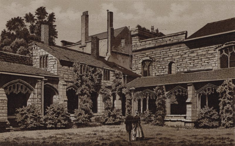 Chester Cathedral, the Cloisters by English School