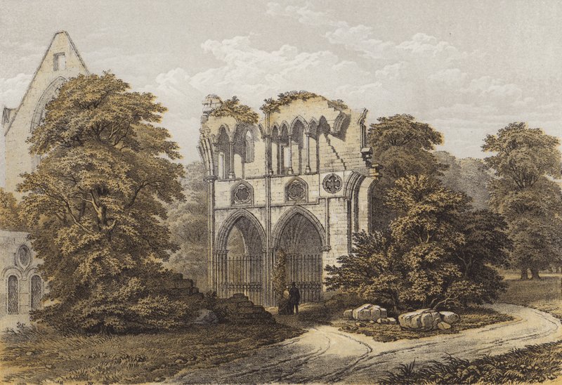 Dryburgh Abbey by English School