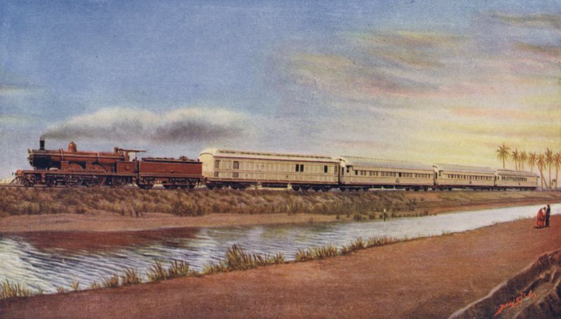 Egyptian Train-de-luxe, Cairo-Luxor Express, Egyptian Railway Administration by English School