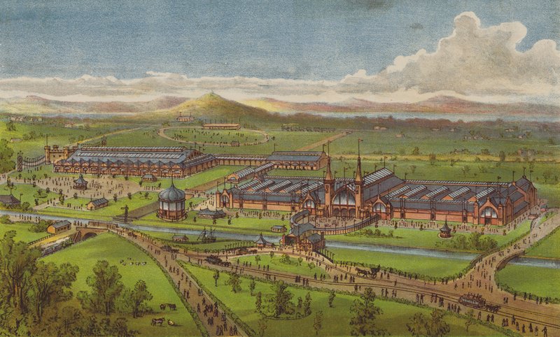 International Exhibition, Edinburgh, 1890, opened by HRH the Duke of Edinburgh by English School