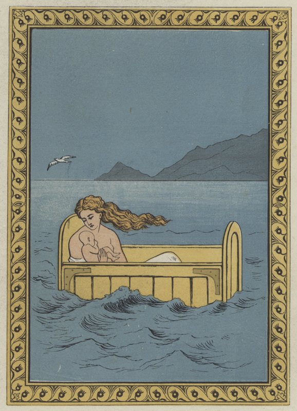Perseus and His Mother by English School