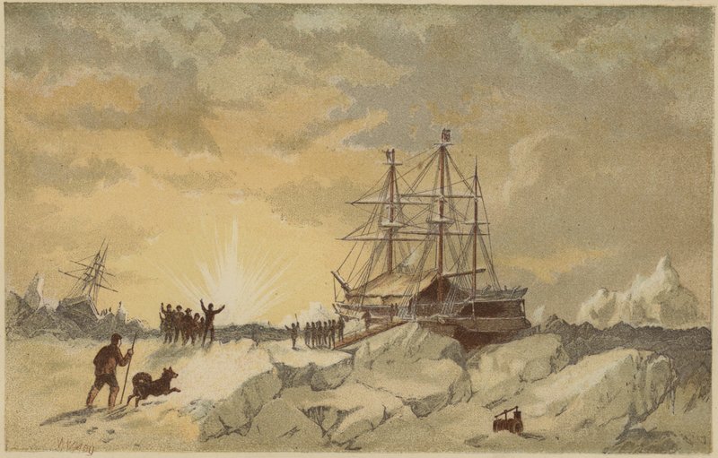 Returning sun in the Arctic regions by English School