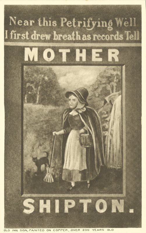 Sign from the Mother Shipton Inn, Knaresborough, Yorkshire by English School