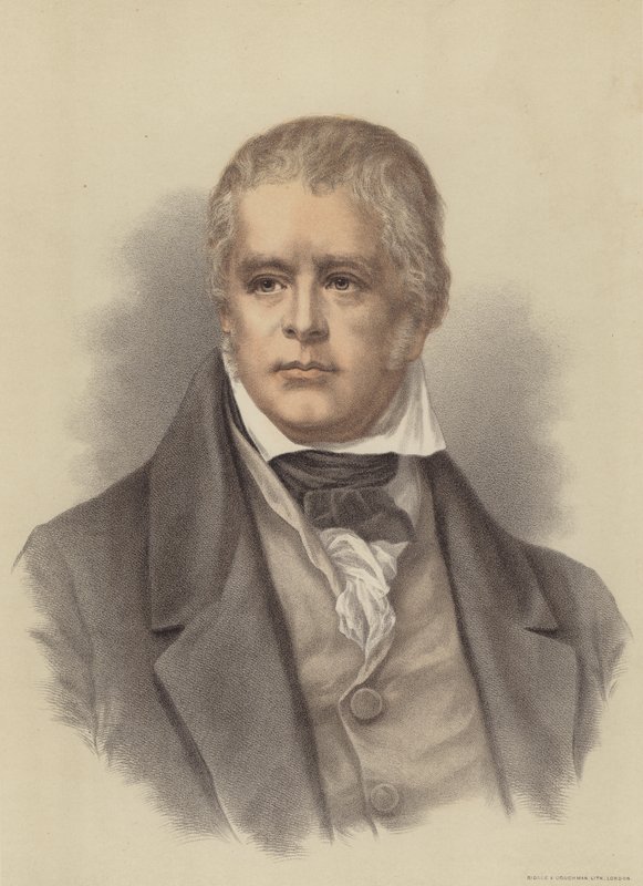 Sir Walter Scott, Scottish novelist and poet by English School