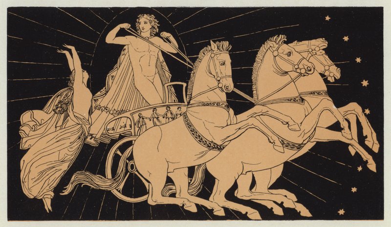 The Nymph Lampetia making complaint to Apollo by English School