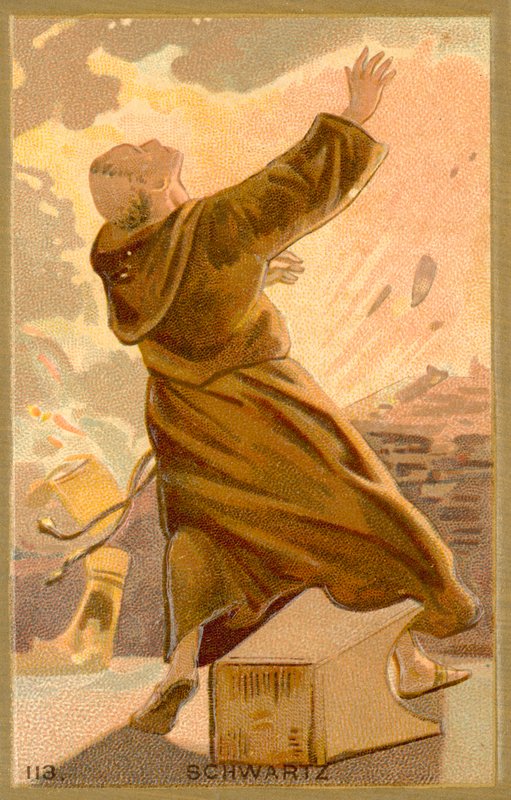 Berthold Schwartz, Legendary Monk and Alchemist by French School