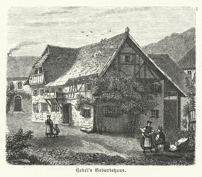 Birthplace of German Poet Johann Peter Hebel, Basel by German School