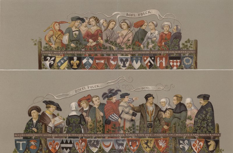 The Dance of the Noble Men and Women of Augsburg in 1520 by German School