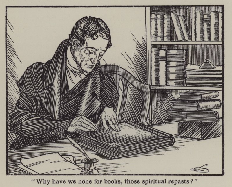 Illustration for The Essays of Elia by Charles Lamb by A. Garth Jones