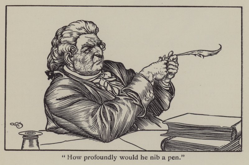 Illustration for The Essays of Elia by Charles Lamb by A. Garth Jones