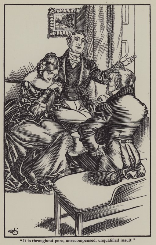 Illustration for The Essays of Elia by Charles Lamb by A. Garth Jones