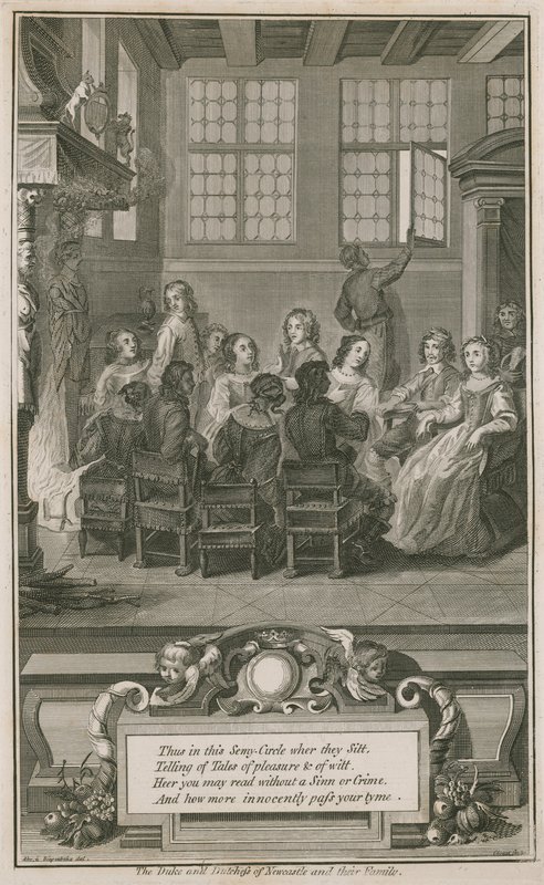 The Duke and Duchess of Newcastle and their family by Abraham van Diepenbeeck
