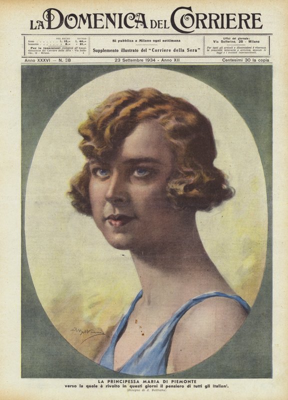 Princess Maria of Piedmont, to Whom All Italians