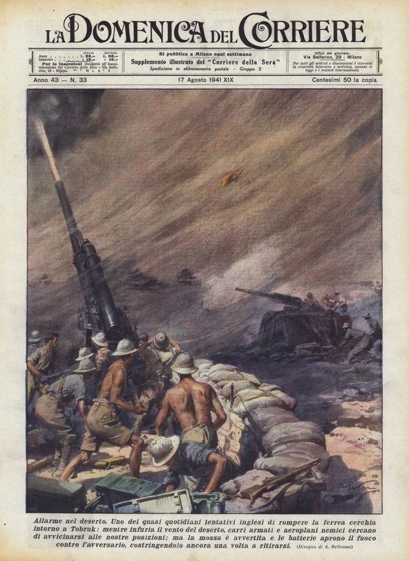 Alarm in the Desert by Achille Beltrame