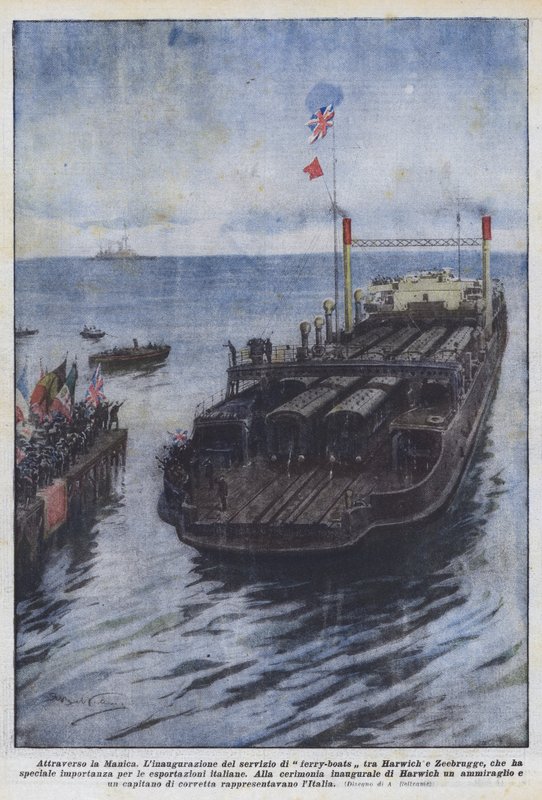 Across the Channel by Achille Beltrame