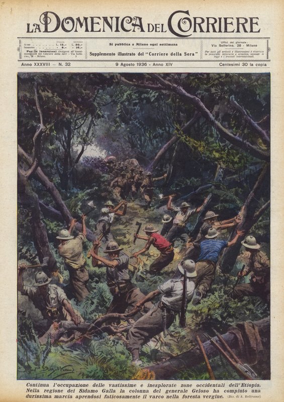 The occupation of the vast and unexplored western areas of Ethiopia continues by Achille Beltrame