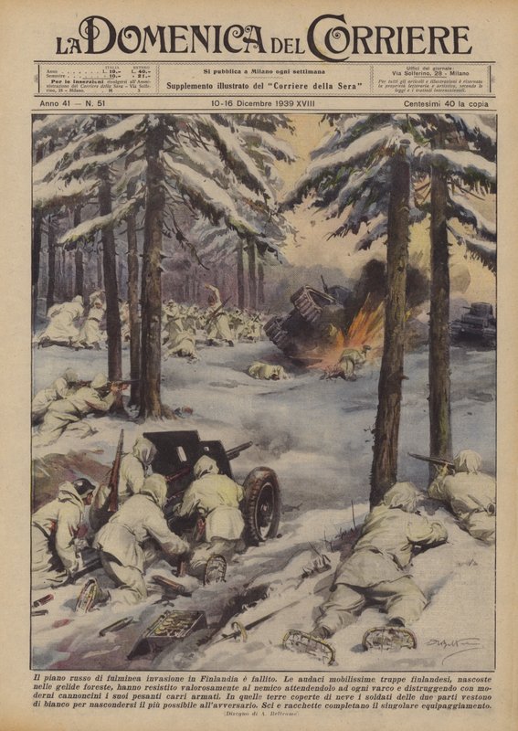The Russian Plan for a Lightning Invasion of Finland Has Failed by Achille Beltrame