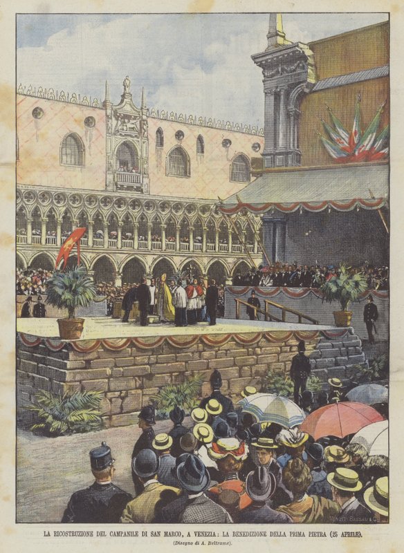 The Reconstruction of the Campanile of St. Mark