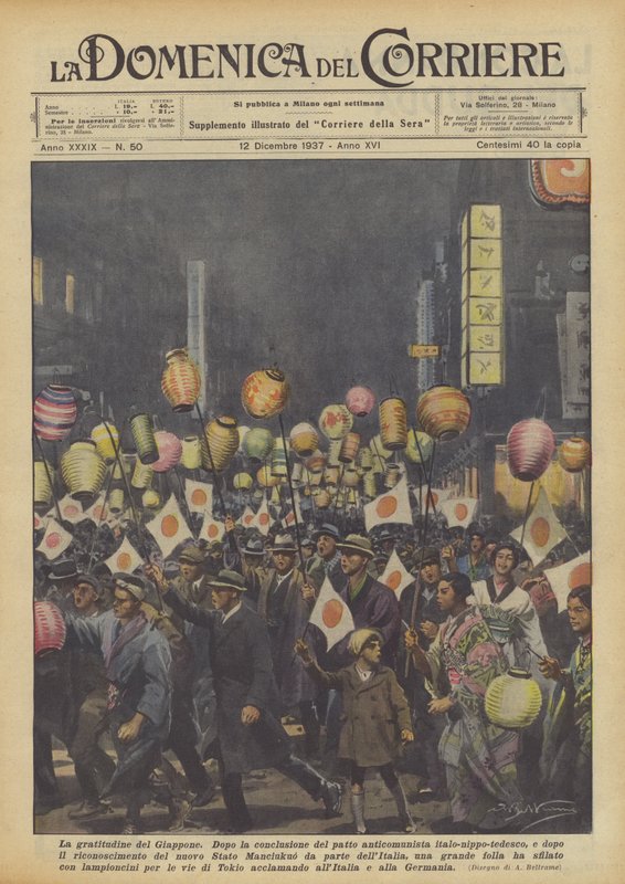 The gratitude of Japan by Achille Beltrame