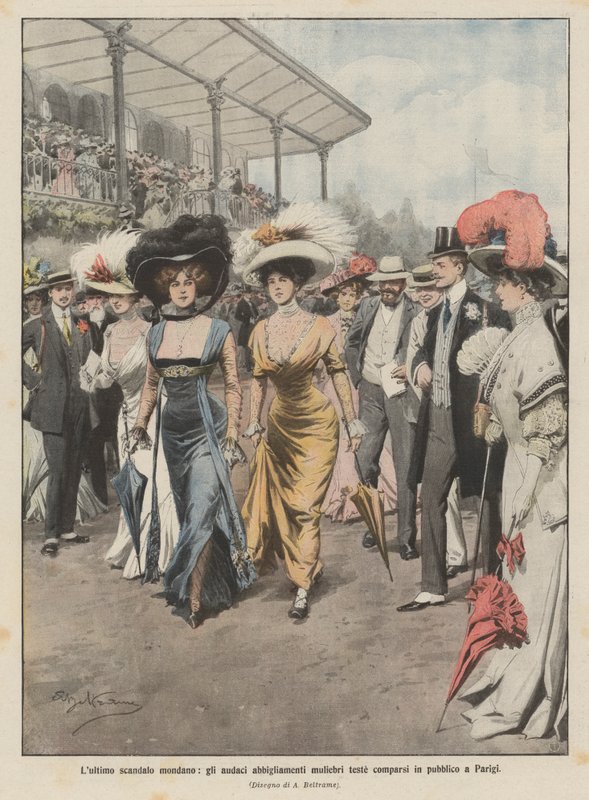 The latest social scandal, the daring women