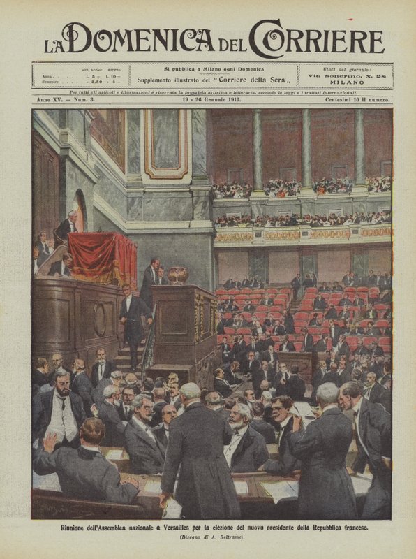 Meeting of the National Assembly in Versailles for the Election of the New President of the French Republic by Achille Beltrame