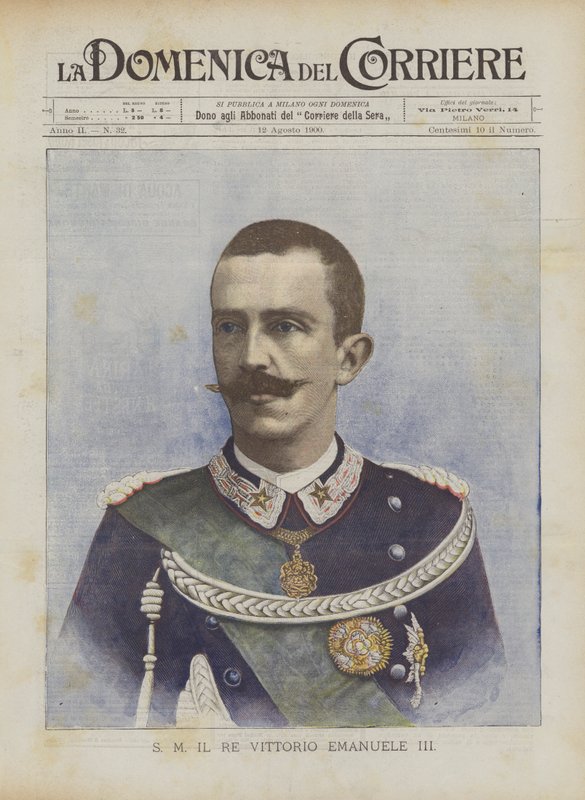 King Victor Emmanuel III by Achille Beltrame