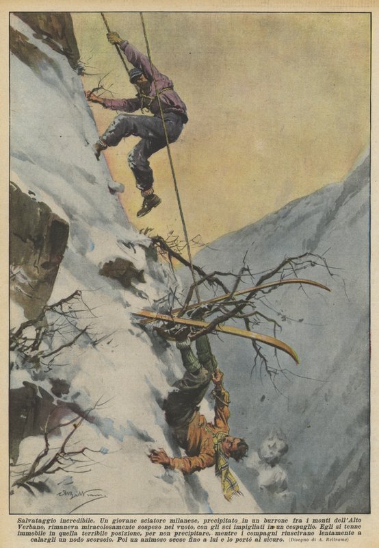 Incredible Rescue by Achille Beltrame