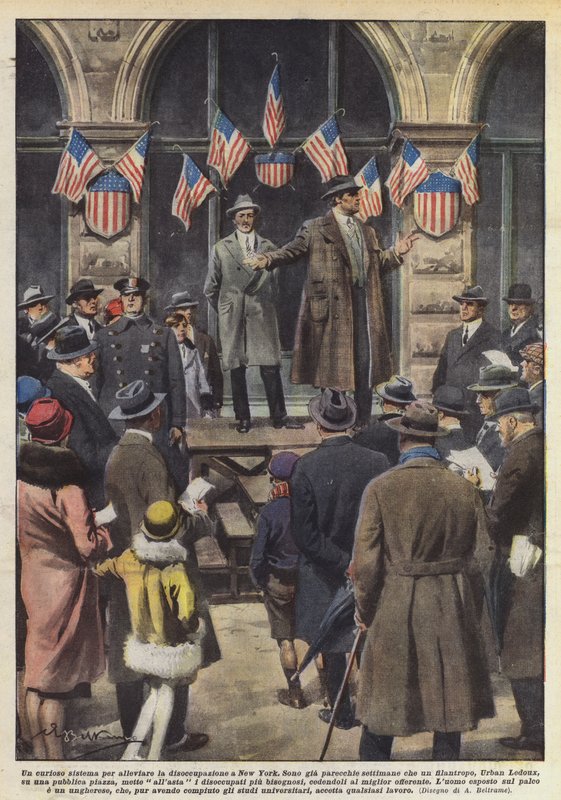 A Curious System to Alleviate Unemployment in New York by Achille Beltrame