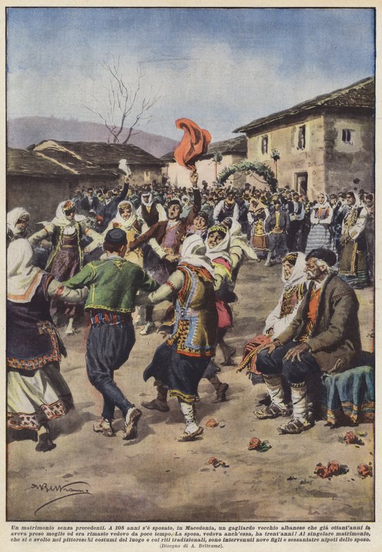 An unprecedented wedding by Achille Beltrame