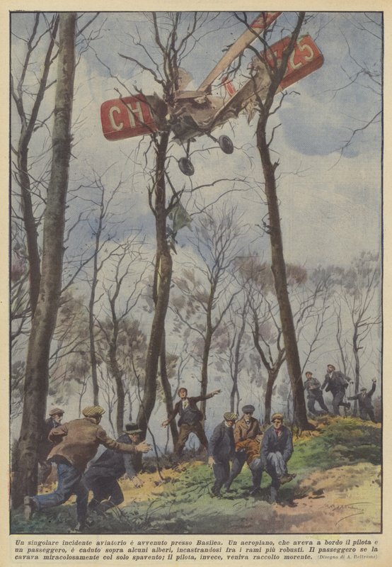 A Singular Aviation Accident Occurred Near Basel by Achille Beltrame