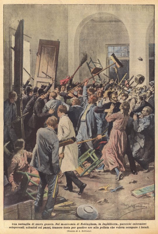 A New Kind of Battle by Achille Beltrame
