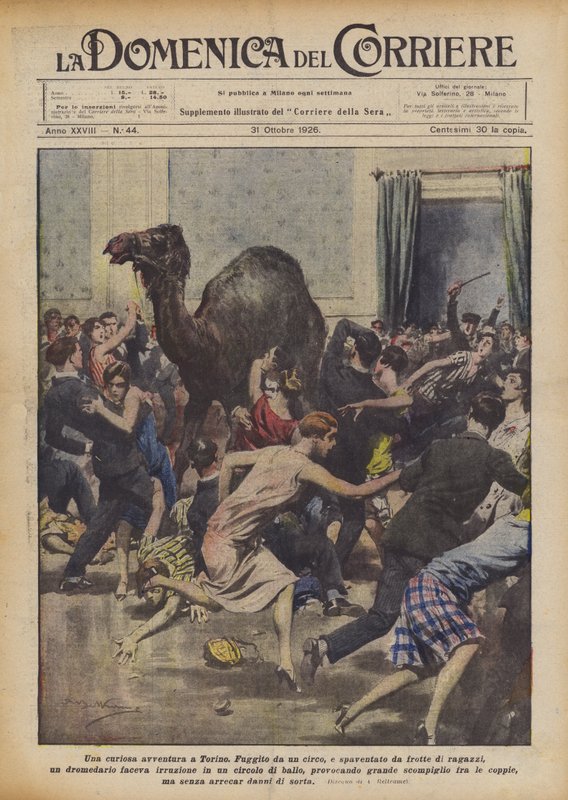 A Curious Adventure in Turin by Achille Beltrame