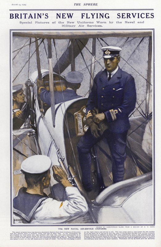 New Uniforms of the British Royal Naval Air Service, 1914 by Addison Thomas Millar
