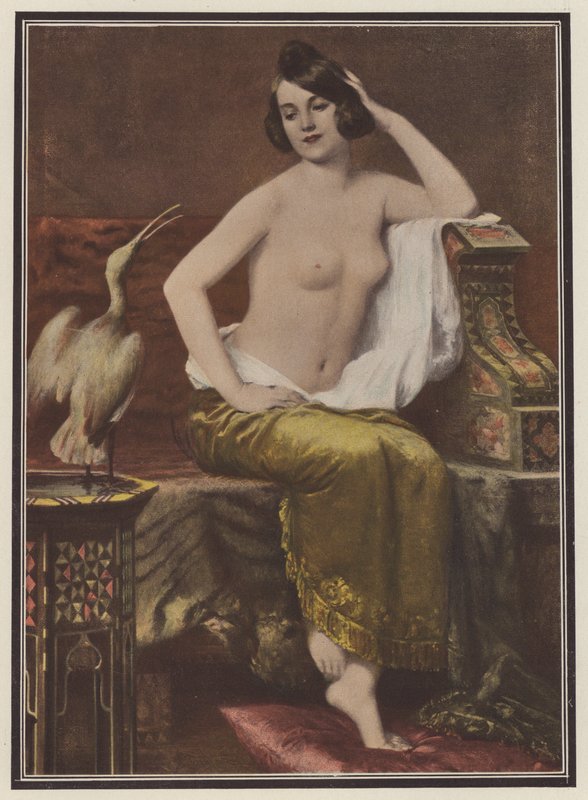 The Favourite, Woman with a Bird by Adolphe Weisz