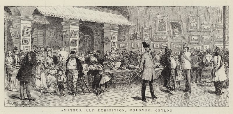 Amateur Art Exhibition, Colombo, Ceylon by Adrien Emmanuel Marie