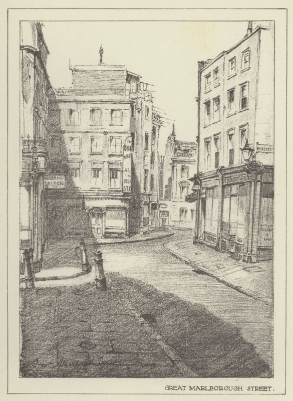 Great Marlborough Street by Alan Stapleton