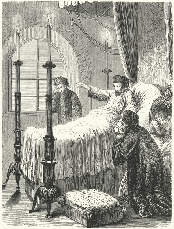 Death of the Ottoman Sultan Mahmud II by Albert (after) Kretschmer